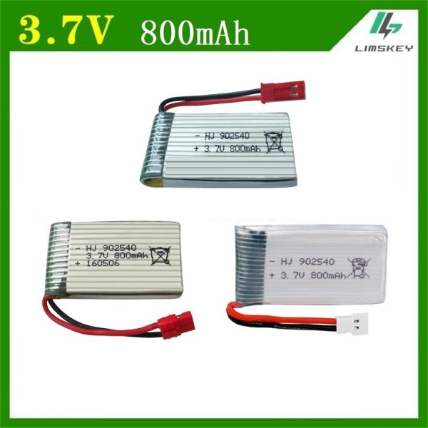 1pcs 3.7V 800mAh 902540 Battry For Syma X5C X5SC X5SW M68 X5HC X5HW X400 X800 four-axis Model aircraft 3.7V 800mah Lipo battery Online Sale