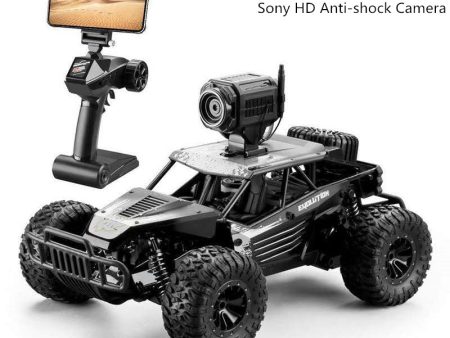 32Cm High-speed RC Rock Car with WIFI HD Camera Off-road Smart Vehicle Car Mobile Phone Control Car Model Racing Buggy Toy Supply