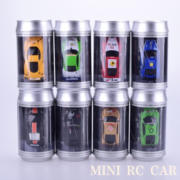 2019 Remote Control Car 20KM H Coke Can Mini RC Car Radio Remote Control Micro Racing Car 4WD Cars RC Models Toys for Kids Gifts For Sale