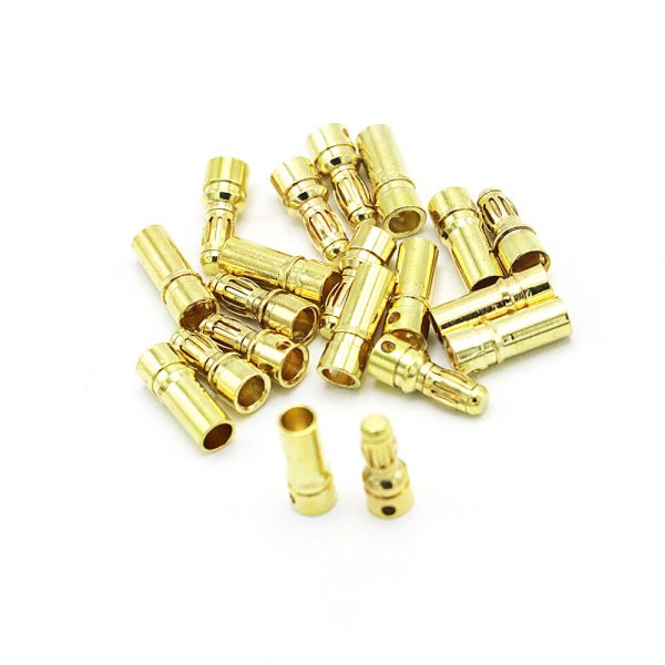 20 40pcs 3.5mm 4mm 5.5mm Gold Bullet Banana Connector Plug For RC FPV Racing Drone Quadcopter ESC Battery Motor Online Sale