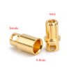 10pcs Amass 2.0mm 3.0mm 3.5mm 4.0mm 5.5mm Gold Bullet Banana Connector 6.0mm 8.0mm plug for RC Battery 5pairs Online now