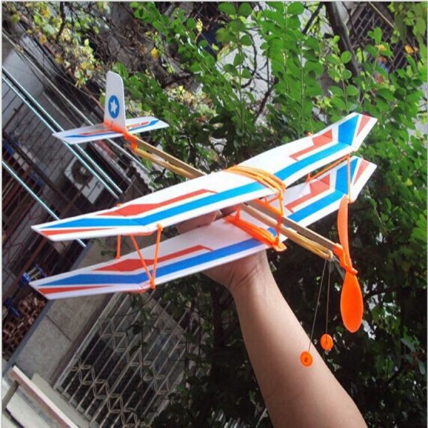 Tensible motor Airplane Inertial Foam Glider Aircraft Toy PBiplane Model Outdoor Toy Educational Toys For Sale