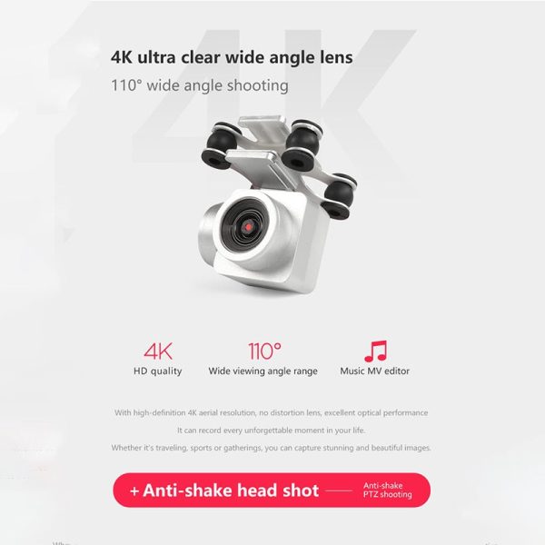 2019 New Drone 4k camera HD Wifi transmission fpv drone air pressure fixed height four-axis aircraft rc helicopter with camera Online now