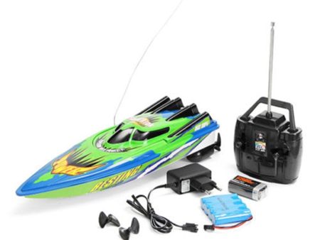 New Arrival RC Boat Radio Remote Control Twin Motor High Speed Boat RC Racing Toy Gift For Kids Eu plug Online now