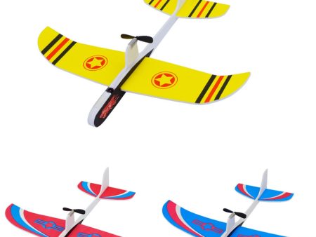 DIY Kids Toys Capacitance Hand Throw Flying Glider Planes Foam Aeroplane Model Party Bag Fillers Flying Glider Plane Toys Sale