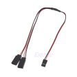 1Pcs 300mm 30cm Servo Y Extension Lead Wire Cable f RC Futaba JR Servo Part New Fashion