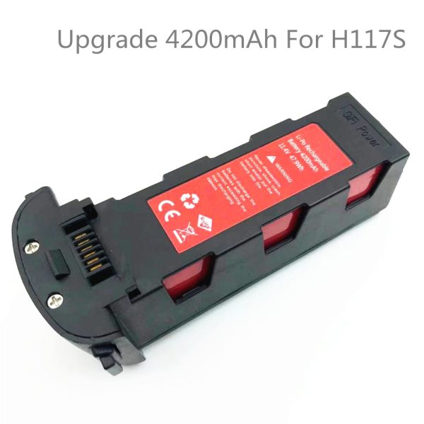 11.4V 4200mAh battery For Hubsan H117S Zino GPS RC Drone Quadcopter Spare Parts Intelligent Flight Battery For RC Camera Drone Online Sale