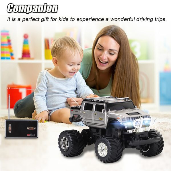 1pcs MINI RC Car 2207 Can Be Charged 1:58 Off-road Vehicle for Children RC Car High Speed Car LED Light Vehicles Gift Toy For Discount