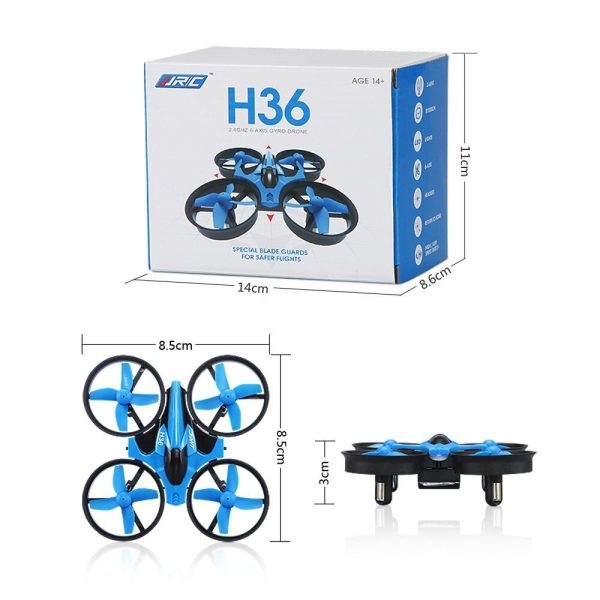 RC Helicopter JJRC H36 Mini Drone 2.4GHz 6-Axis Gyro Headless Mode One Key Return RC Quadcopter VS JJRC H8 Mini H20 Dron For Sale