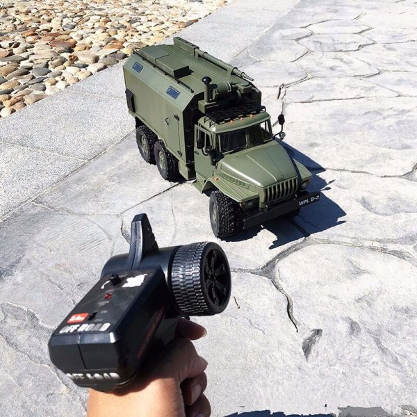 WPL B36 Ural Truck Scale Model WPL 1:16 RC Army Truck 2.4G 6WD RC Car Off-rode Remote Control Military Trucks Rock Crawler Supply