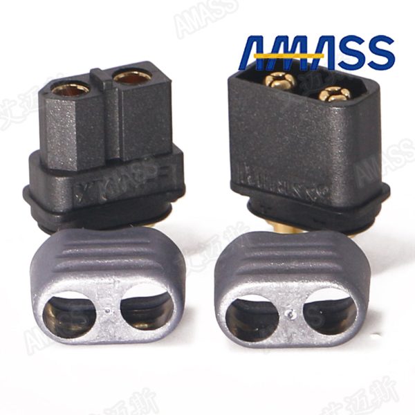 10 x Amass XT60+ Plug Connector With Sheath Housing 5 Male 5 Female (5 Pair ) Online Sale