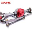 1Set 1 10 Rc Car Complete Alloy CNC Metal Front And Rear Axle With Arm CNC Machined For 1:10 Rc Crawler AXIAL SCX10 RC4WD S242 Supply