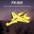 2019 OCDAY Super Cool RC Fight Fixed Wing RC drone FX-820 2.4G Remote Control Aircraft Model RC Helicopter drone Quadcopter hi Fashion