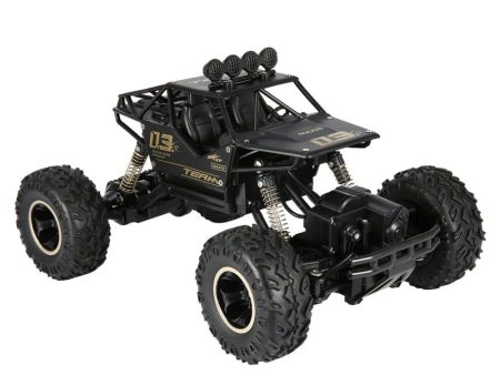 1 16 2.4GHz Alloy Body Shell Rock Crawler 4WD Double Motors Off-road Remote Control RC Buggy Bigfoot Climbing Car Vehicle Toys For Sale