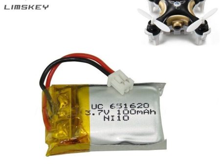 1S 3.7V 100mAh Lipo Battery For Cheerson CX10 CX-10 CX-10A RC Quadcopter Spare Parts 3.7V 100mAh Li-po Battery 1.25mm Plug 1pcs For Discount