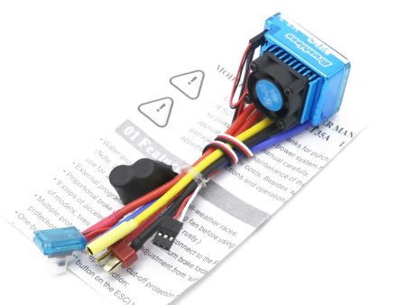 Waterproof 45A 60A 80A 120A Brushless ESC Electric Speed Controller For 1 8 1 10 1 12 RC Car Crawler RC Boat Part Online Sale