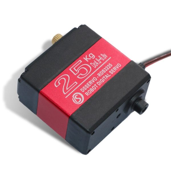 1X Robot servo 25kg RDS3225 metal gear digital servo arduino servo with Long and Short Straight U Mouting Cheap