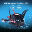 Waterproof 25A 35A 45A 60A 80A 120A 150A ESC Brushless Senseless Speed Controller for 1 8 1 10 1 12 1 20 RC Car Online