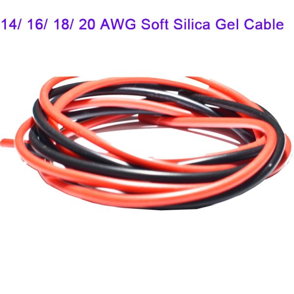 14 16 18 20 AWG Silica Gel Wire Cable for RC Model, DIY and Hobby toyes, Battery ESC wire cable Discount