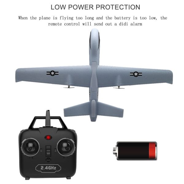 RC Airplane Plane Z51 with 2MP HD Camera or No Camera 20 Minutes Fligt Time Gliders With LED Hand Throwing Wingspan Foam Plane Supply