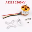 1pcs A2212 Brushless Motor 930KV 1000KV 1400KV 2200KV 2700KV For RC Aircraft Plane Multi-copter Brushless Outrunner Motor Online now