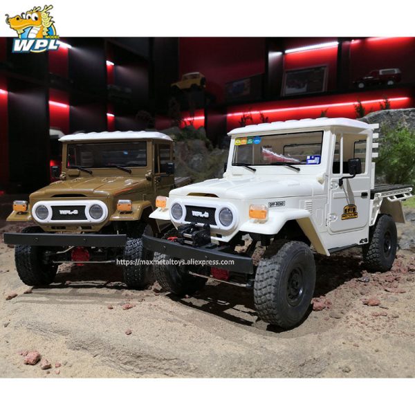 WPL C44KM 1:16 Metal Unassembled Kit with Motor Servo 4WD Climbing Off-road RC Truck DIY Accessories Modified Upgrade Boy Toy on Sale