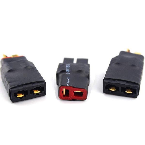 1PC Male T-Plug Deans To Female TRX Traxxas Connector Adapter For RC Battery ESC & Charger Online now