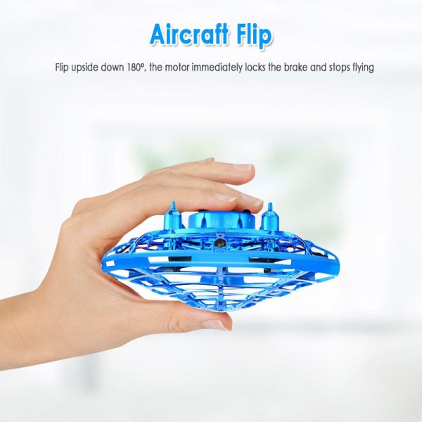 Magic Hand UFO Flying Aircraft Drone Toys Electric Electronic Toy LED Mini Induction Drone UFO toys Kids Xmas Brithday Gifts Supply