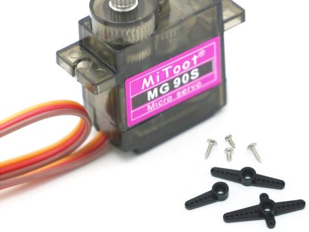 5 10 20 50 100 pcs lot Mitoot MG90S Metal gear Digital 9g Servo For Rc Helicopter Plane Boat Car MG90 for Arduino Wholesale Sale