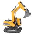 2.4Ghz 6 Channel 1:24 RC Excavator toy RC Engineering Car Alloy and plastic Excavator RTR For kids Christmas gift Online Sale