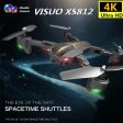 VISUO XS812 GPS Drone with 4K Camera 5G FPV RC Helicopter Altitude Hold Quadcopter Follow Me Quadrocopter VS SJRC Z5 F11 Dron Fashion