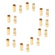 10pcs 2.0mm 3.5mm 4.0mm 5.0mm 5.5mm 6.0mm 6.5mm 8.0mm Banana Gold Bullet Connector Plug For Battery Connector Motor ESC RC Parts For Cheap