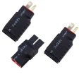 1PC Male T-Plug Deans To Female TRX Traxxas Connector Adapter For RC Battery ESC & Charger Online now