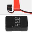 2PCS 1pcs BX100 1-8S Lipo Battery Low Voltage Power Display Tester Buzzer Alarm Black on Sale