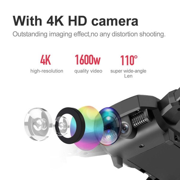 RC Drone 4K HD Aerial Camera Quadcopter Optical Flow Positioning New RC Drone Dual Camera WIFI FPV Headless Mode Helicopter Dron Discount