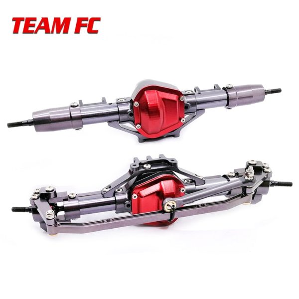 1Set 1 10 Rc Car Complete Alloy CNC Metal Front And Rear Axle With Arm CNC Machined For 1:10 Rc Crawler AXIAL SCX10 RC4WD S242 Supply