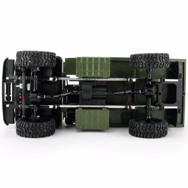 WPL B-24 Remote Control Military Truck DIY Off-Road 4WD RC Car 4 Wheel Buggy Drive Climbing GAZ-66 Vehicle for Birthday Gift Toy Online Sale