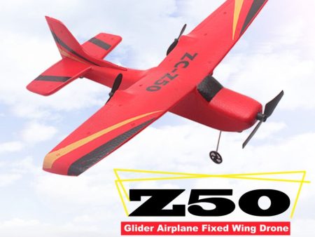 Z50 2.4G 2CH 350mm Micro Wingspan Remote Control RC Glider Airplane Plane Fixed Wing EPP Drone with Built-in Gyro for Kids Discount