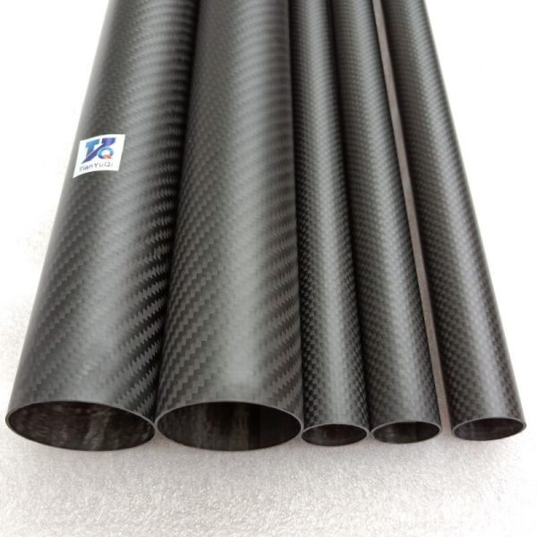 1PCS Twill Matte 3K Carbon fiber circular tube Length 500mm high hardness OD 8mm 10mm 12mm 16mm 20mm 25mm 30mm For Cheap