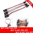 10pcs 100mm 150MM 200MM 300MM Servo extension cord Male to Male for JR Plug Servo Extension Lead Wire Cable 10cm Cheap