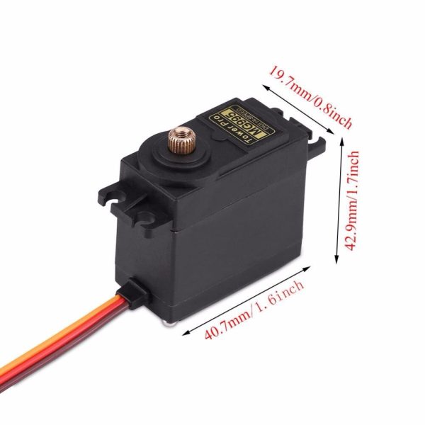 13KG 15kg MG995 MG996R MG996 Servo 4.8-6.0V High Torque Metal Gear Digital Servo For RC Car 1 8 1 10 Airplane Arduino UNO Diy For Cheap