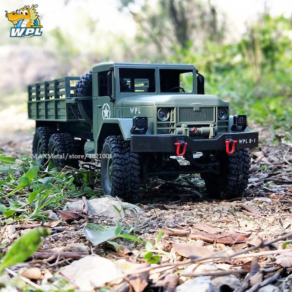 WPL B16 B-16 1:16 RC Truck WPL RC Crawler Car 6WD 2.4G Mini Off-Road Remote Control Car 15km H Top Speed Mini RC Monster Truck Discount