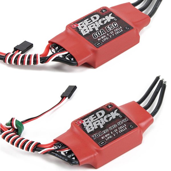 1pcs Red Brick ESC 50A 70A 80A 100A 125A 200A Brushless ESC Electronic Speed Controller 5V 3A 5V 5A BEC for FPV Multicopter Sale