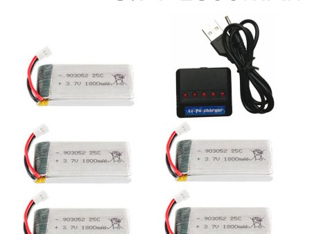 Upgrade Battery 3.7v 1800mAh lipo Battery for KY601S SYMA X5 X5S X5C X5SC X5SH X5SW X5UW X5HW M18 H5P HQ898 H11D H11C Drone Cheap