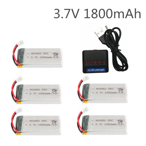 Upgrade Battery 3.7v 1800mAh lipo Battery for KY601S SYMA X5 X5S X5C X5SC X5SH X5SW X5UW X5HW M18 H5P HQ898 H11D H11C Drone Cheap