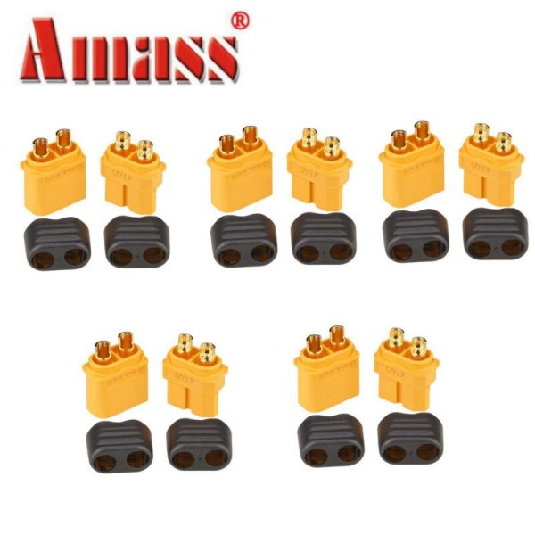 10 Pairs 20Pcs XT60 XT30 Amass XT30U XT60+ Male Female Bullet Connectors Plug For RC Quadcopter FPV Racing Drone Lipo Battery Online