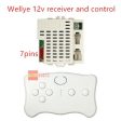 wellye 12v Children electric car parts 2.4G 7 pins Bluetooth receiver kid s toys motorcycle wireless accessories for BeRica Online now