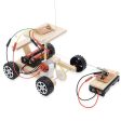 Wooden Physical Assembled Racing Model Kit Radio Knowledge Safe DIY Car Wireless Set Remote Control Gear Action Motor Principle Sale