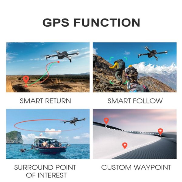 OTPRO Anti-shake 3 Axis Gimble GPS Drone with WiFi FPV 1080P 4K Camera Brushless Motor Foldable Quadcopter toys gift rc dron boy Hot on Sale