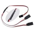 10pcs 300mm 500mm FPV Servo Y Extension Cable 30cm Cord Y Lead 50cm Wire for JR Futaba Aileron Double Power Connection RC Drone Online now